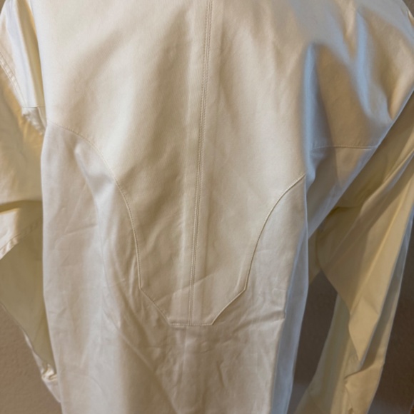 Men's Stubbs Western Wear Cream Long Sleeve Star Button High End Shirt - Picture 7 of 7